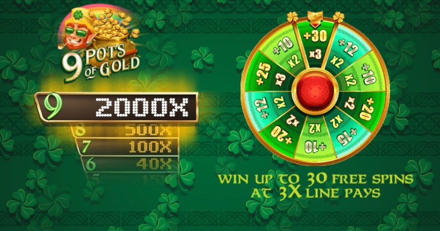 9 Pots of Gold Slot Game UK