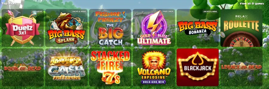 Duelz Casino Slot Games UK