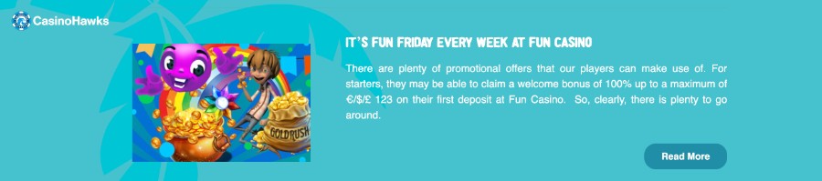 Fun Casino Fun Fridays offer