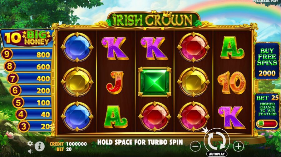 Irish Crown Slot Game UK