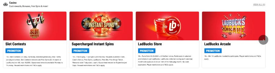 Ladbrokes Offers UK