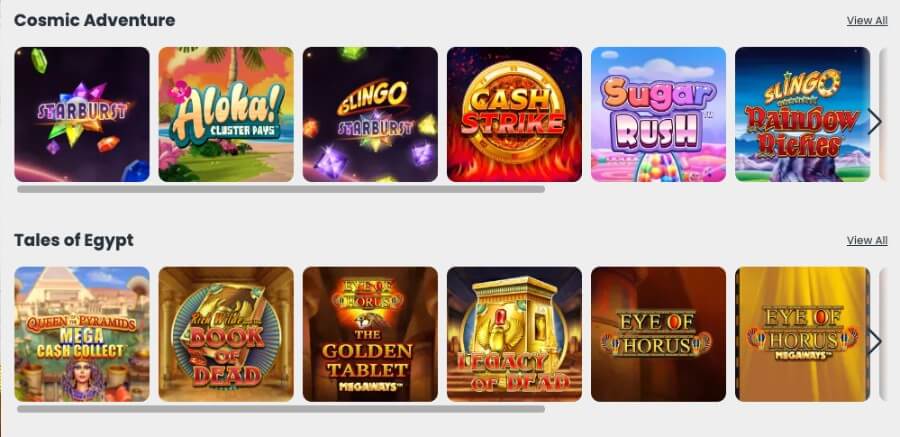 Loot Casino UK Games