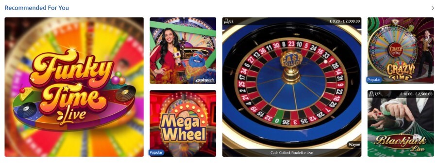 LuckyCasino Live Casino Games UK