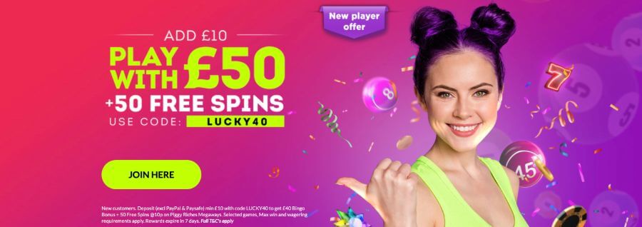 Lucky Pants Bingo Bonus Code UK