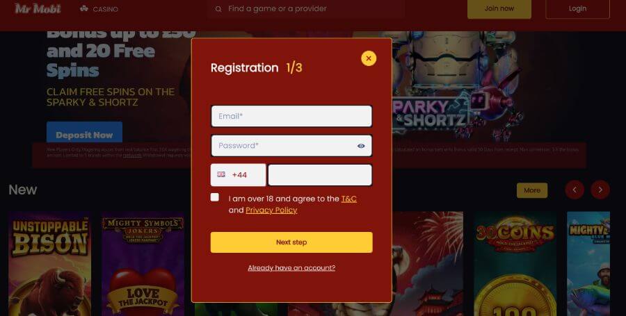 Mr Mobi Registration UK