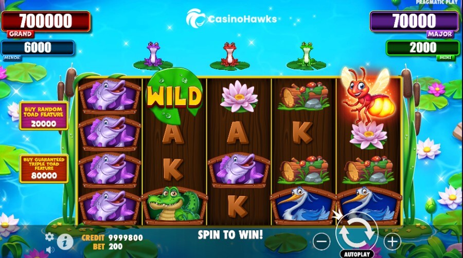 Tiny Toads Slot Game UK