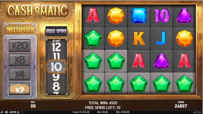 Cash-O-Matic free spins